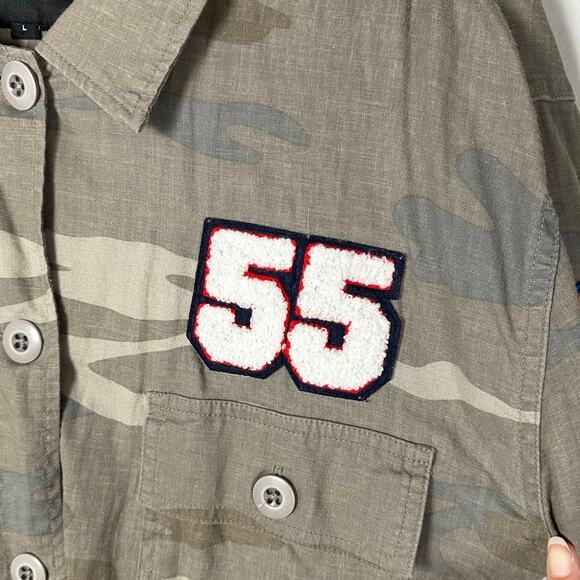 Rails Camouflage Button Down Shirt with Patches - Picture 9 of 11